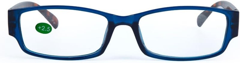 DAISO Bi-Colour Reading Glasses (+2.5) - Blue - Image 2